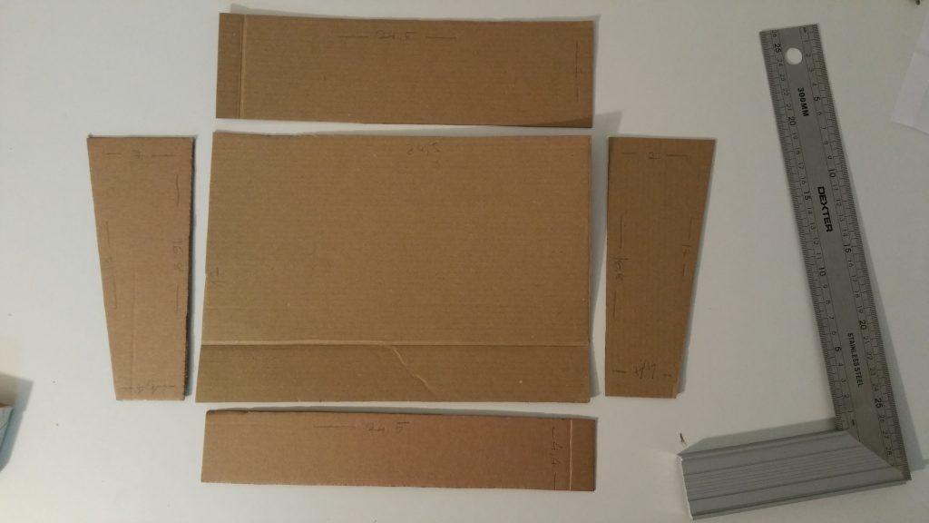 Cardboard Housing Parts Prototype
