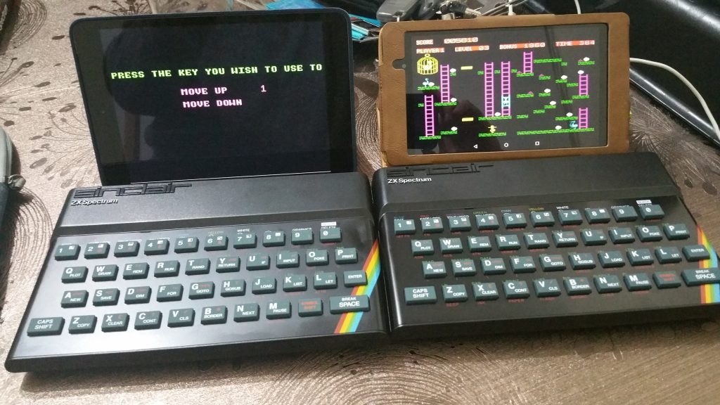 Emulators for the Raspberry PI and the Recreated ZX Spectrum 