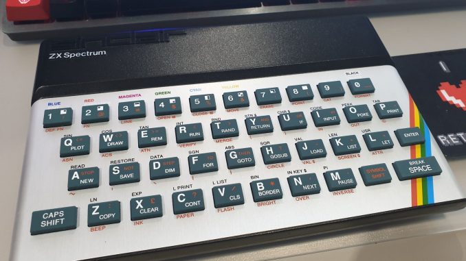 Replacing ZX Spectrum Keyboard Face-Plate - Perdigao's Arcade