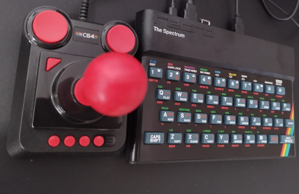 The Spectrum with C64 mini Joystick